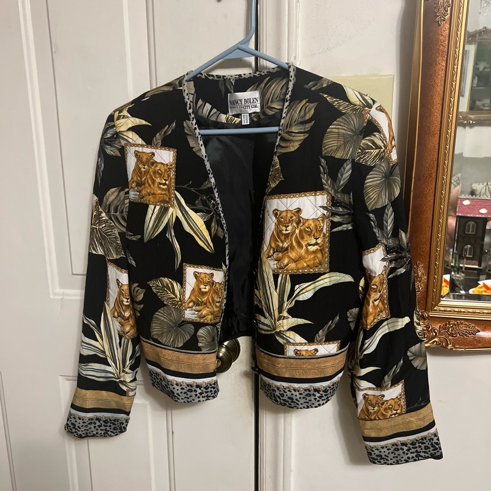 vintage quilted jacket designed by Nancy Bolen for the stylish city girl.